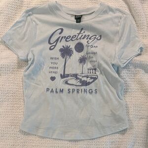 Wild Fable Palm Springs Kids Tee - Light Blue